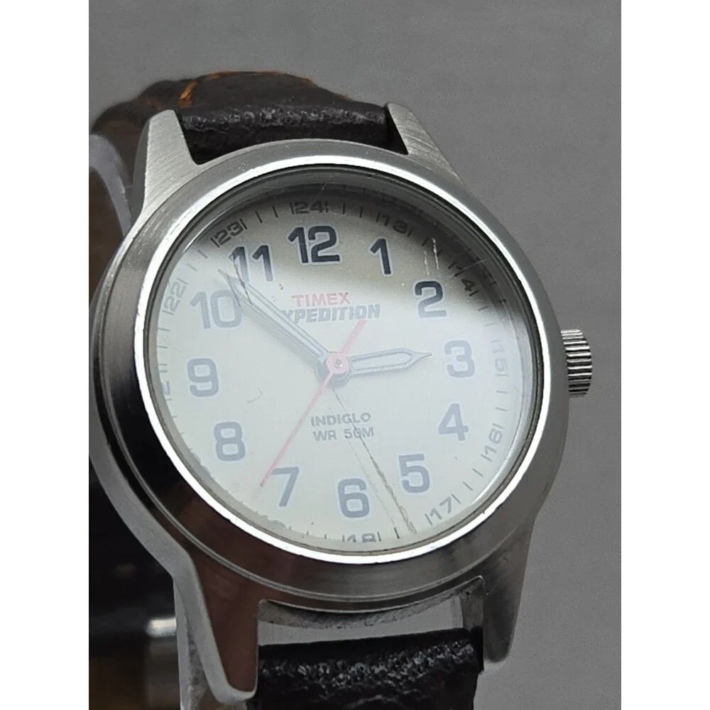 Timex Expedition Field Mini Womens 26mm Indiglo Dial 50M Watch New Battery- Read